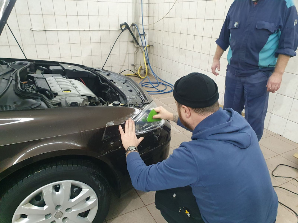 Полірування і бронювання фар 4