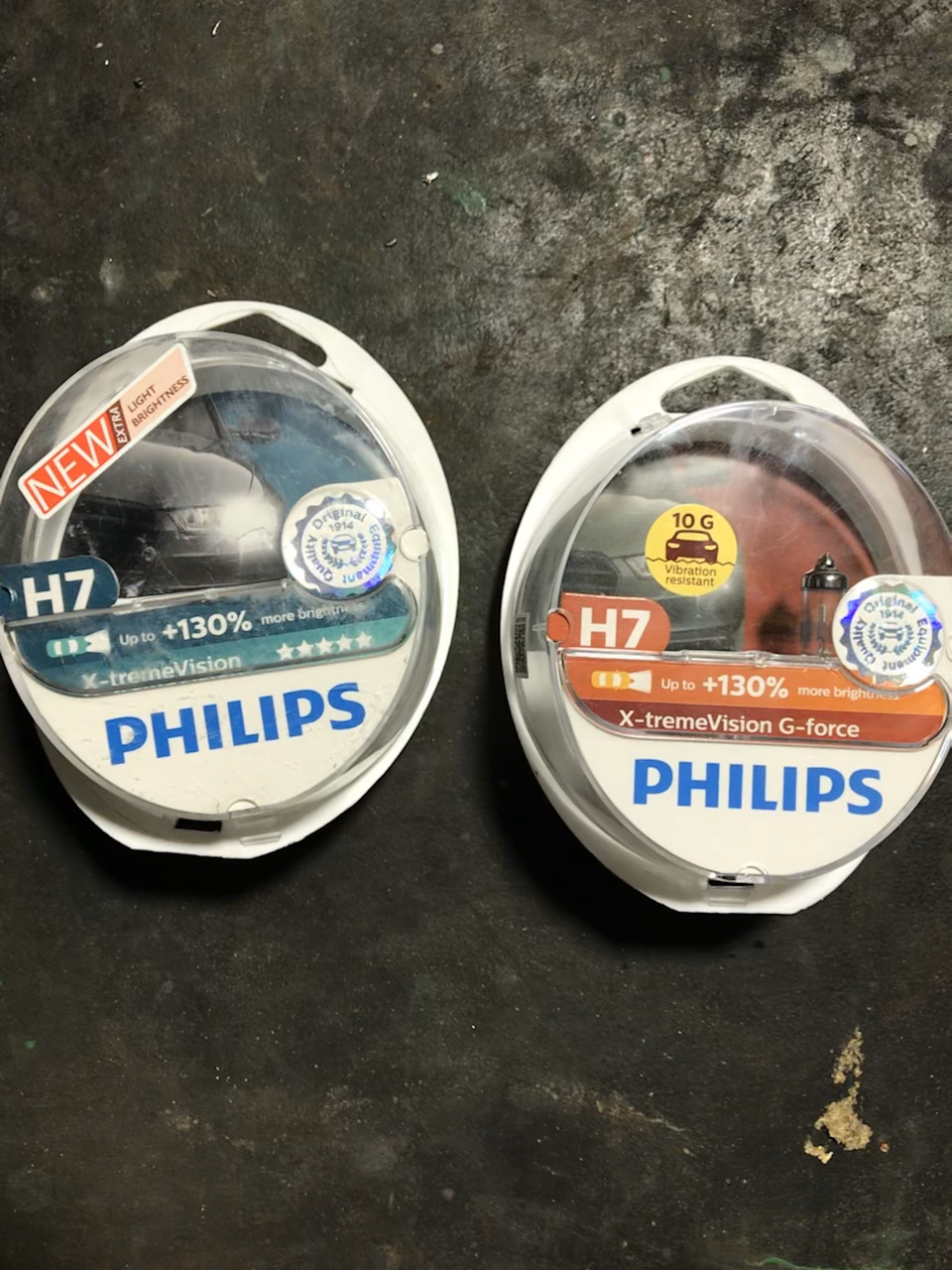 Philips h7 X-tremeVision G-force +130% 2