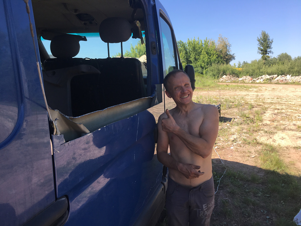 Зсувне скло на Renault Master 2 1