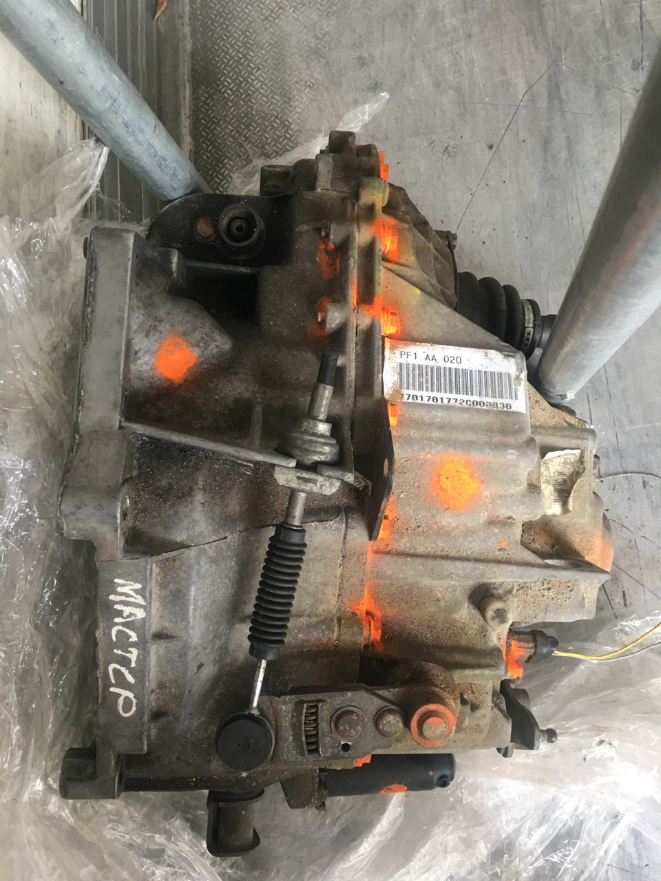 Швидкісна кпп pf1aa020 на 2,8tdi 2