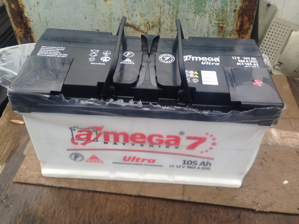 Новий акум Amega Ultra, завів бус 1