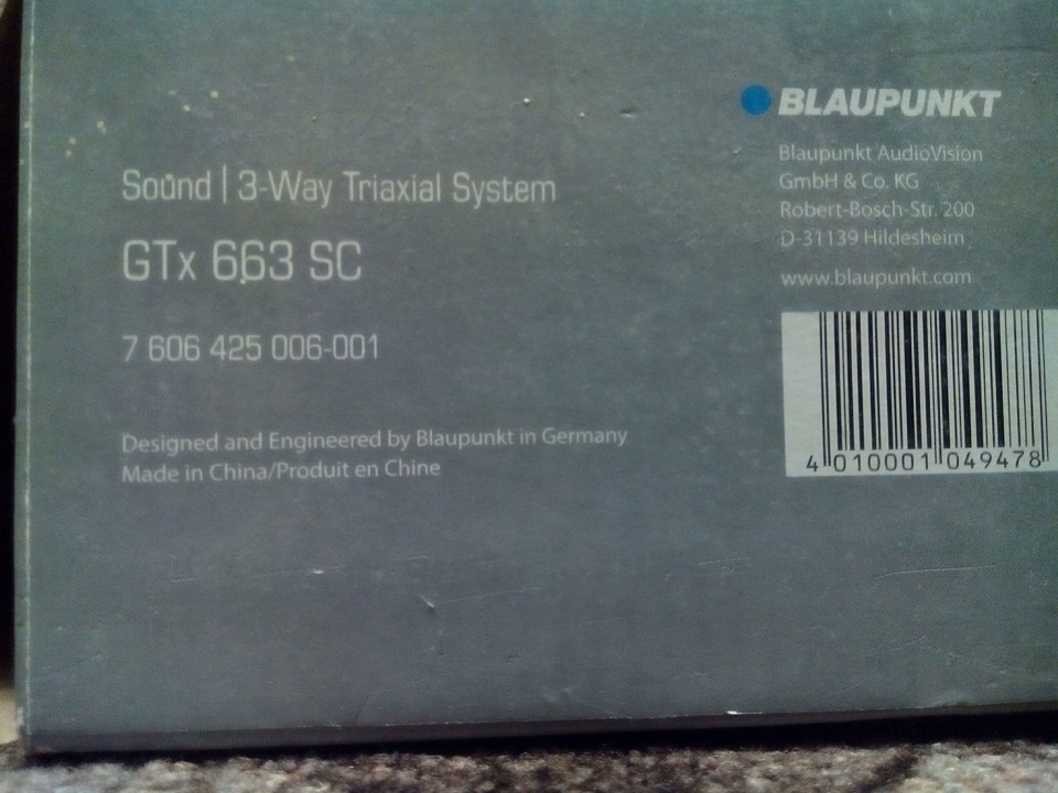 Blaupunkt GTx 663 SC 220 Watt 3