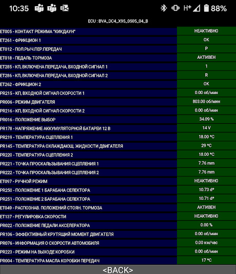 Точки прослизання прищіпок в EDC 1