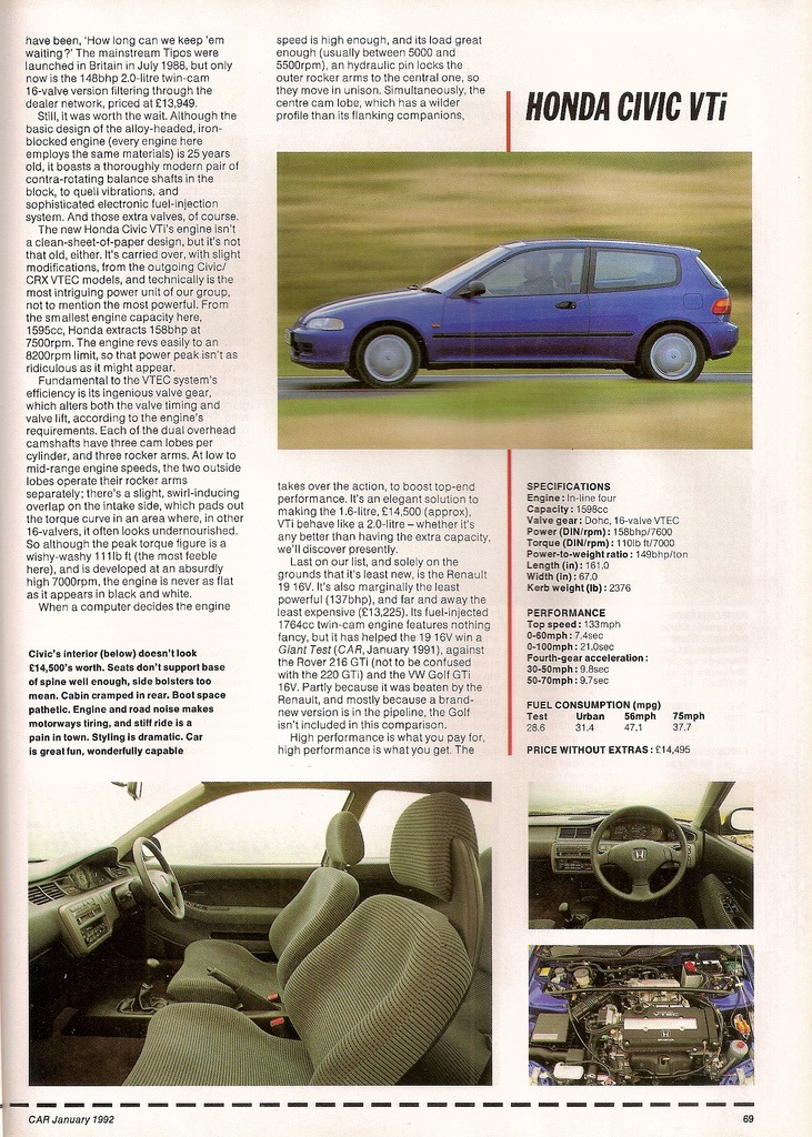 Порівняльний тест: Renault 19 16V проти однокласників 3