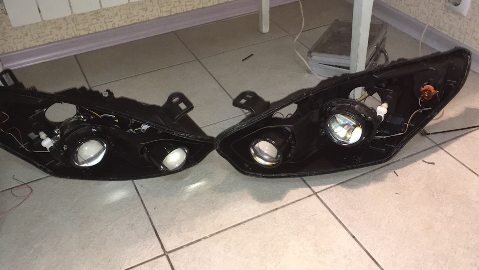 Заміна лінз Renault Megane 3+FULL LED фари 5