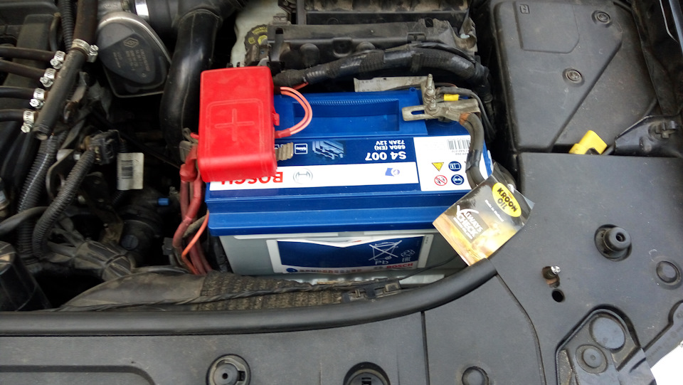 Заміна АКБ Amega 60 Ah Bosch 72 Ah 3