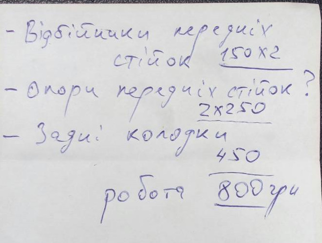 Візит на сервіс 03.09.2017 1