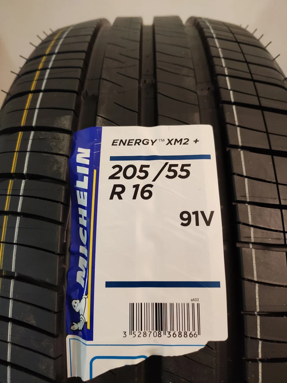 michelin energy xm2+ 205/55/16 91V