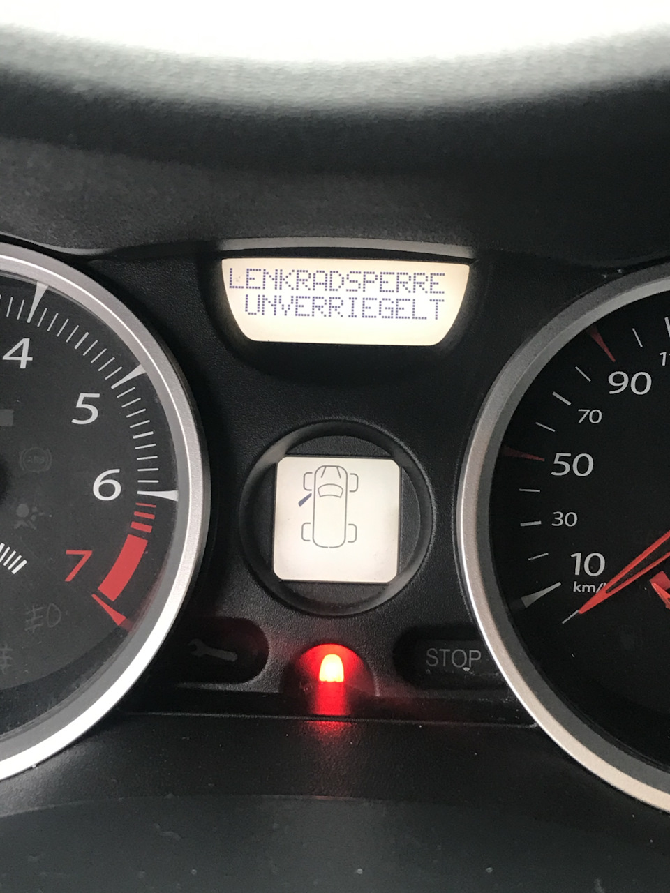 lenkradsperre verriegelt 1