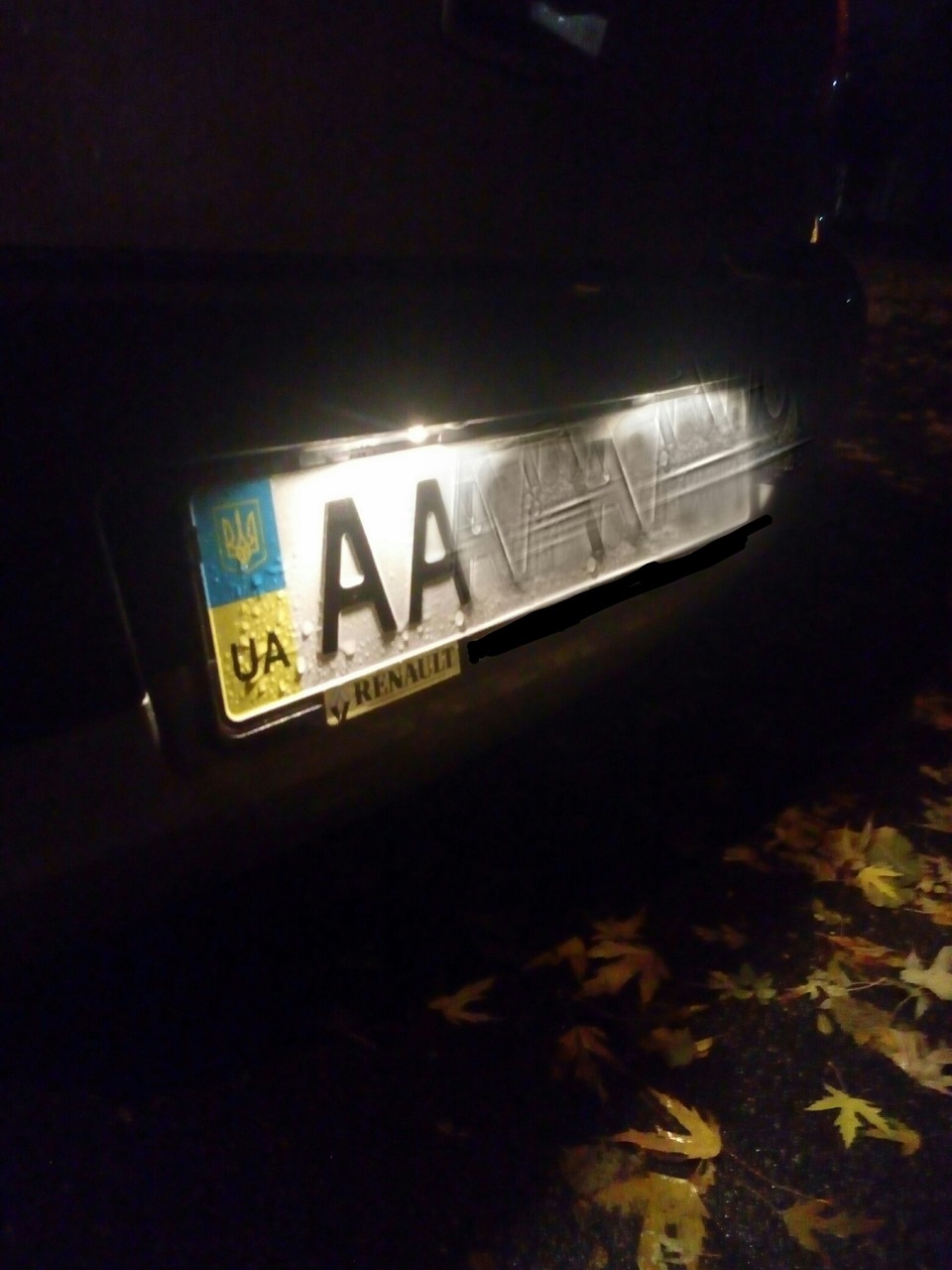 Заміна ламп підсвічування номера 3