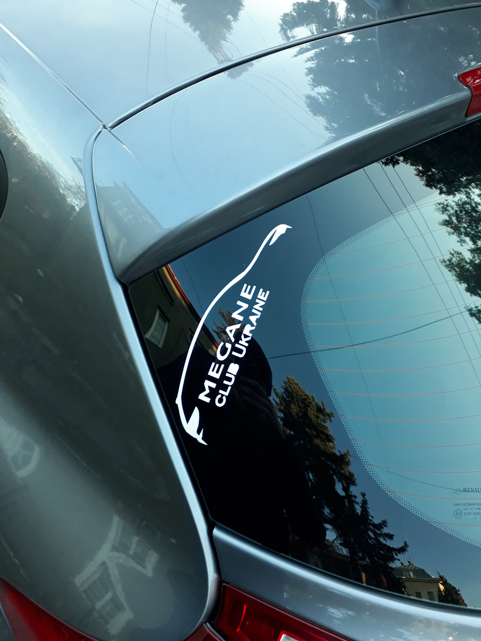 наклейка Megane Club Ukraine 1