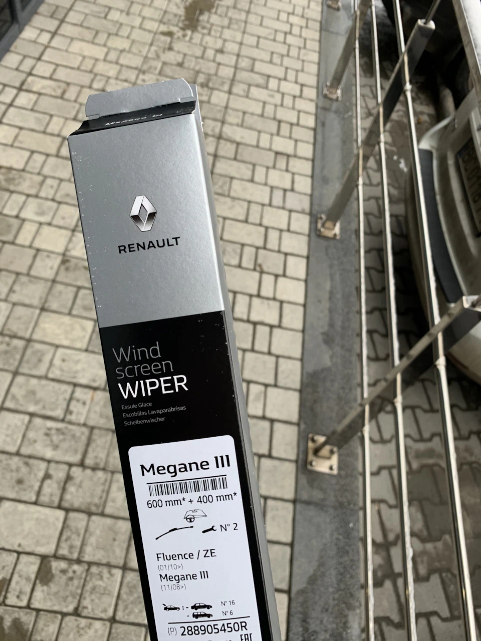 заміна щіток лобового стекла Oximo -> Renault -> Heyner