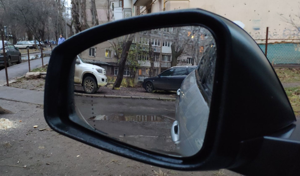 Захисна плівка антидощ для бічних дзеркал - працює! 2
