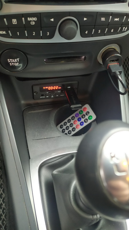 #3 Заміна штатного роз'єму AUX на декодер із підтримкою FM, TF, USB, AUX 5