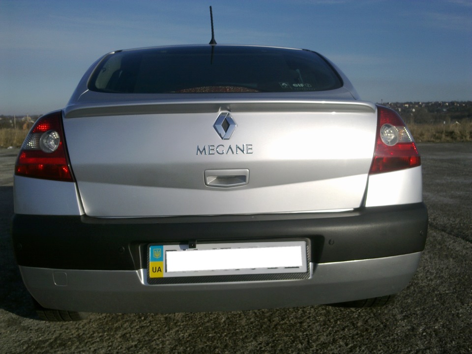 Спойлер багажника Renault Megane II 2