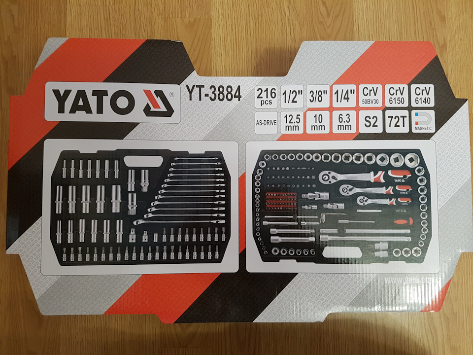 Набір інструменту Yato YT-3884 2
