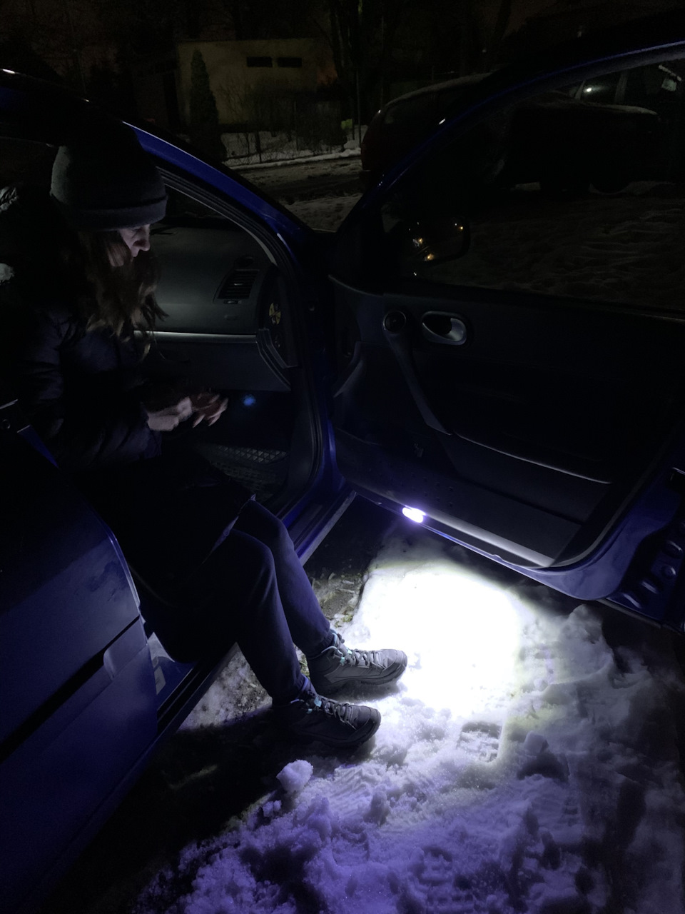 Підсвічування ніг Megane 2 3