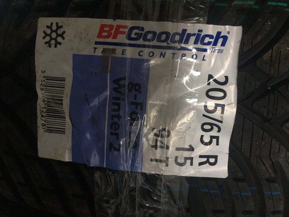 BF Goodrich G-force Winter 2 205/65 r15, Диски Renault Kimono R15 4