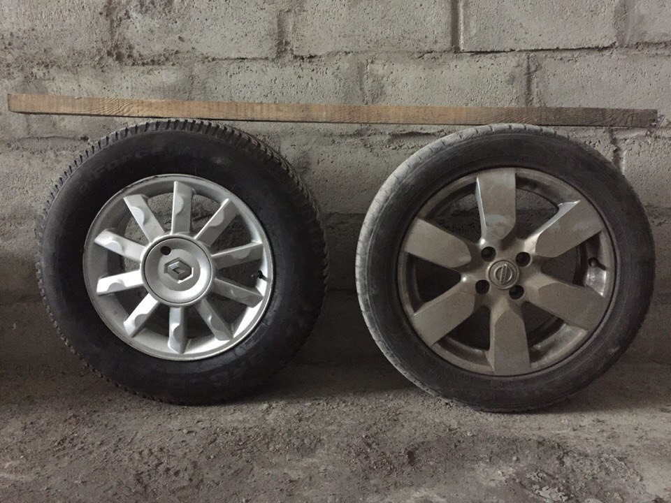 Проба пера. BF Goodrich G-force Winter 2 205/65 r15, Renault Kimono R15 1