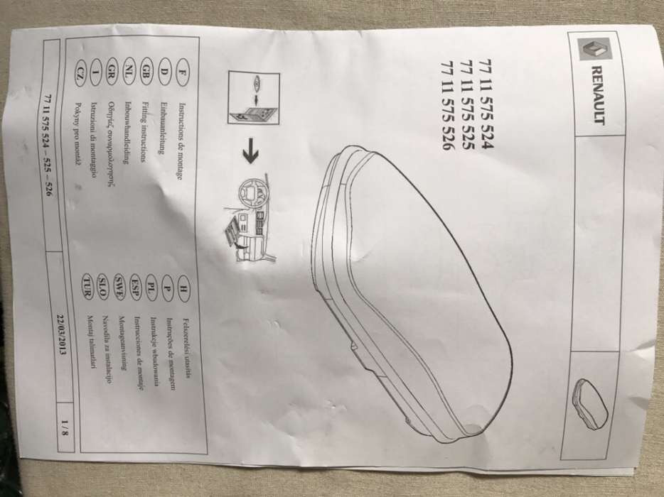 Оригінальний багажний бокс Renault. 2
