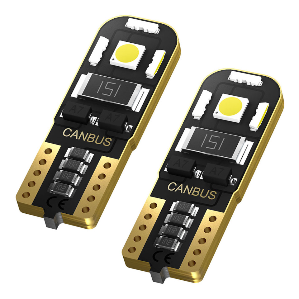 Led світло в салон - лампи Oxilam/Auxito W5W 1
