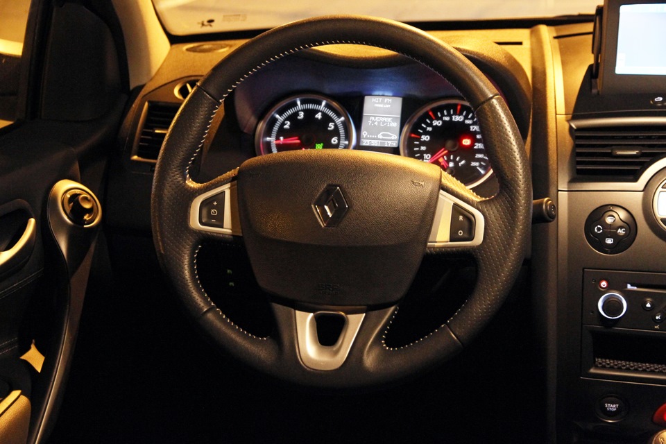 установка керма в Megane II від Scenic 3 BOSE 1