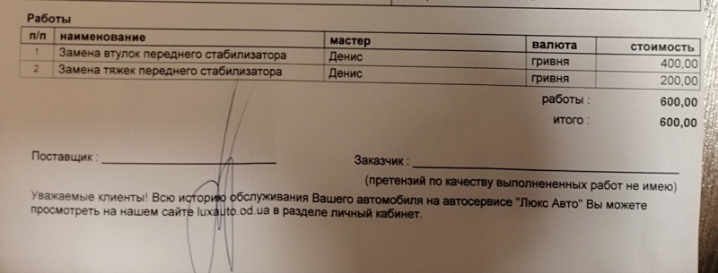 Зміни стійок, втулок стаба та свічок 4
