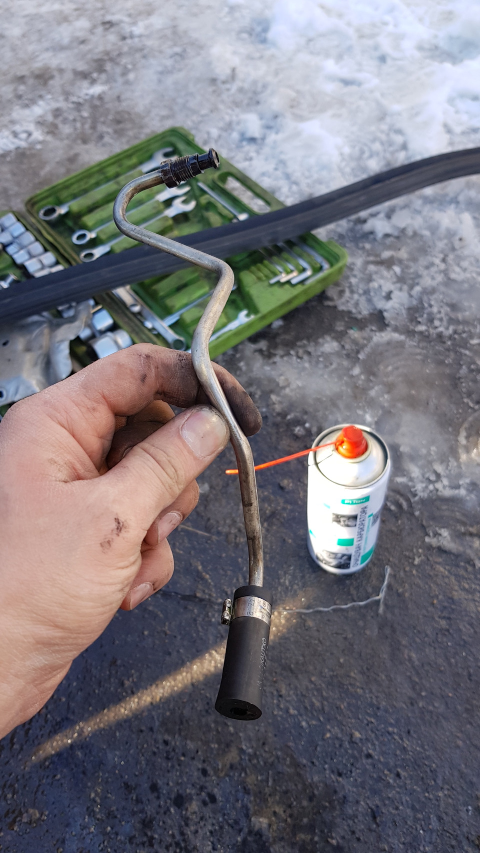 Чистимо трубку. Check injection system і Check anti-pollution system 4