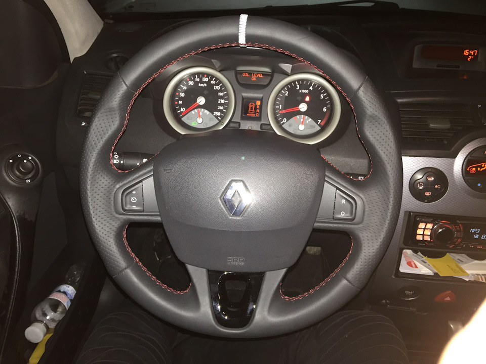 Нове кермо від Megane 3 RS в Megane 2 4