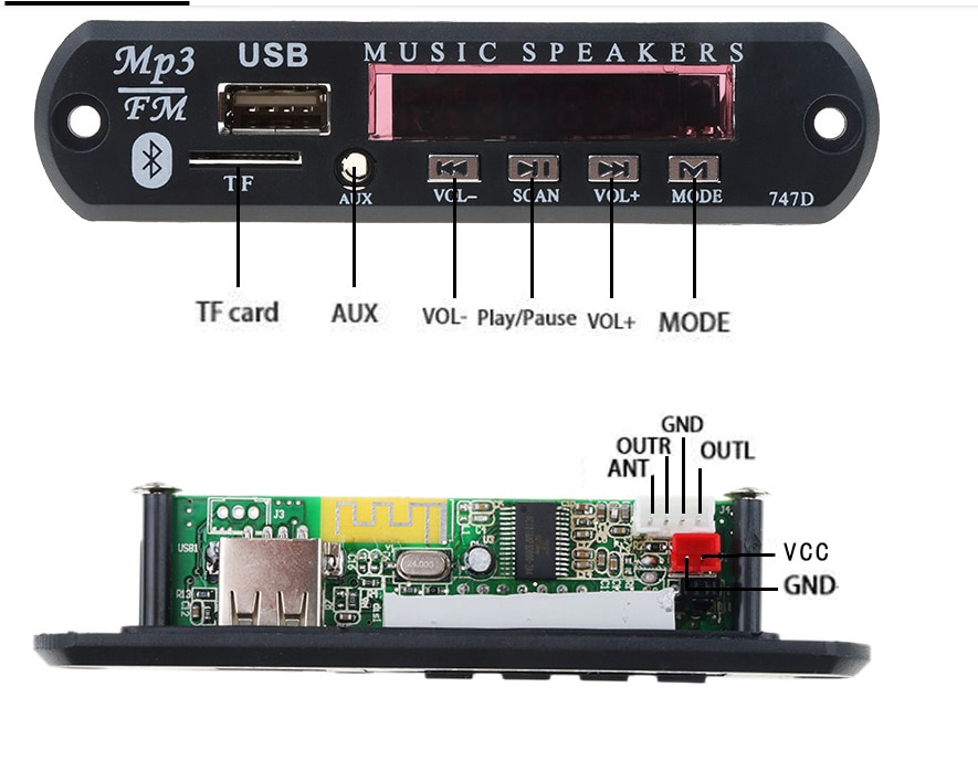 Mp3, USB, Bluetooth, AUX мені в машину 2