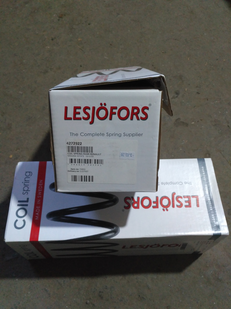 Задні пружини Lesjöfors 4272922 2