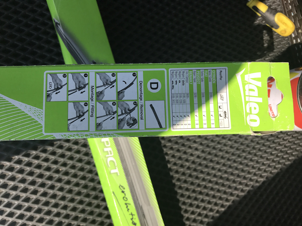 Двірники Valeo. 2