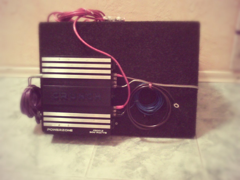Сабвуфер Prology 10 & підсилювач CRANCH (250-500w) 2 канальний 2