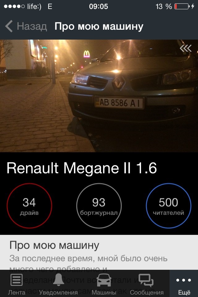 Півтисячі передплатників Мегана 1