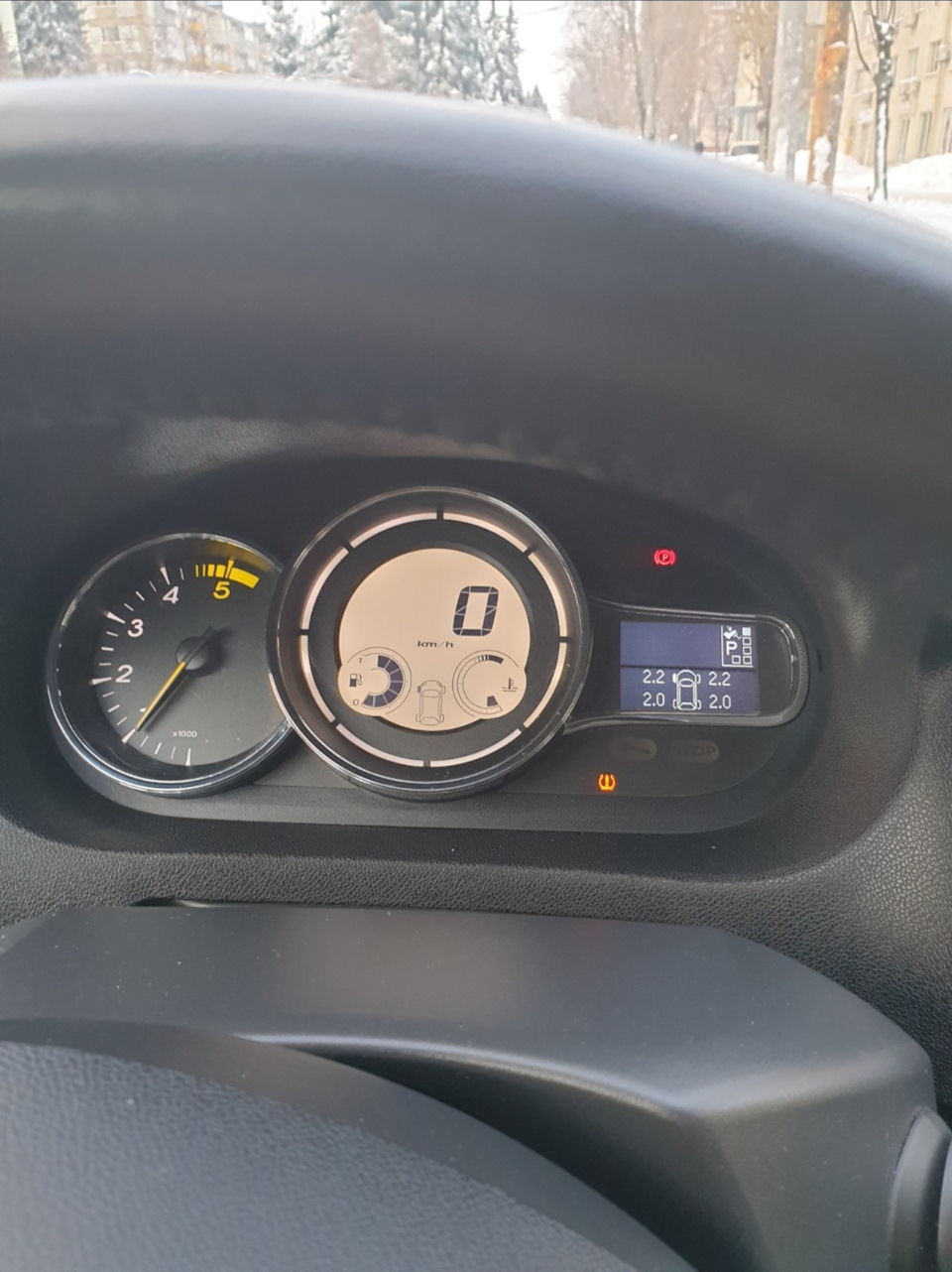 Помилка відрегулювати тиск у шинах 2