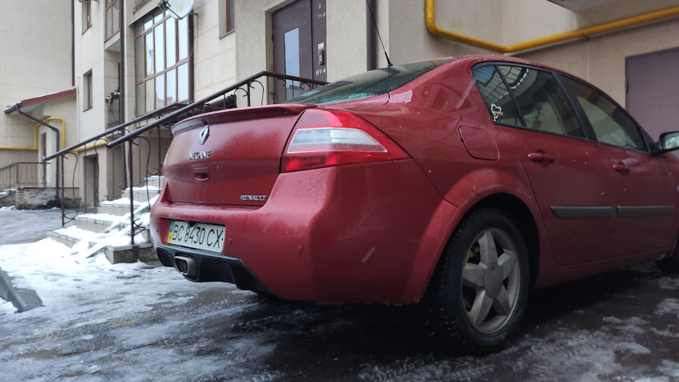 Задній бампер РС3 стиль 4