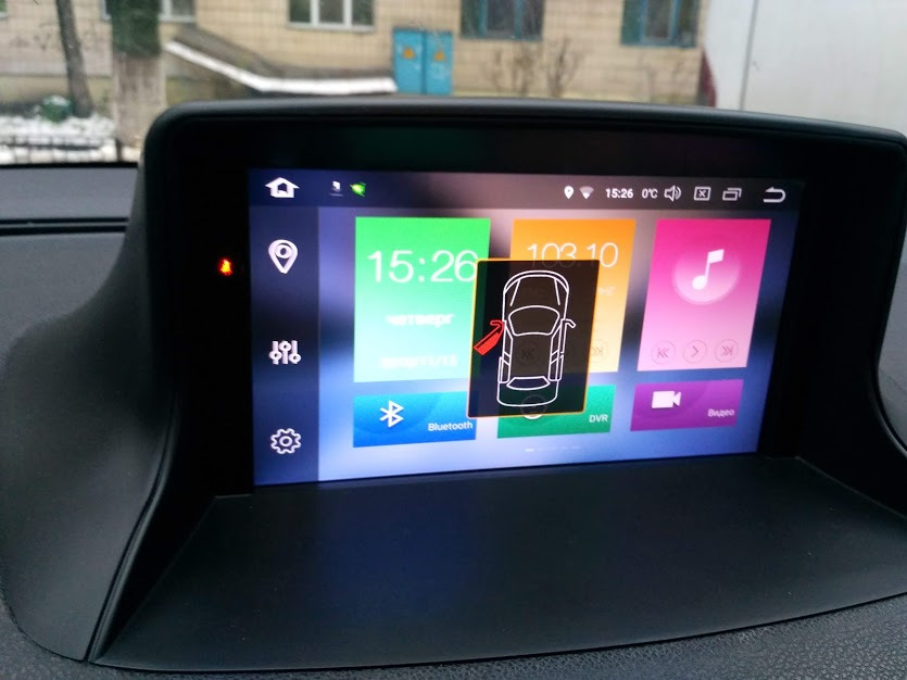 Установка Android магнітоли та камери заднього виду 1