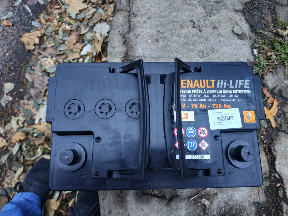 Акумуляторна батарея 70AH 720A RENAULT-7711238598 2