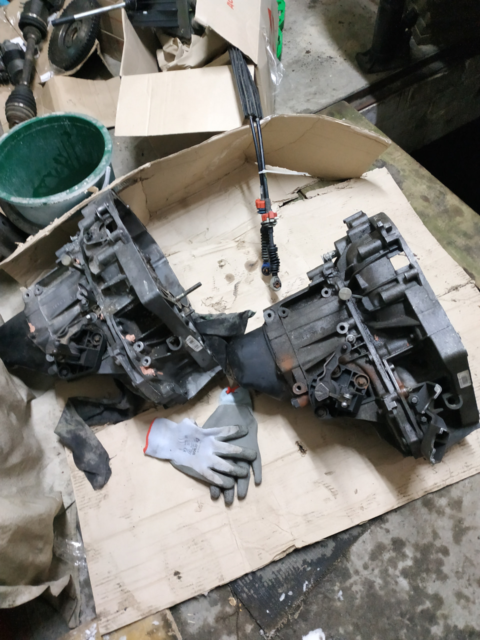 Установка КПП JR5 102, зчеплення, вижимний 1