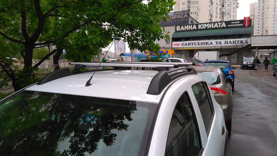 Поперечки Mont Blanc RoofBars Railing Silver 190 1