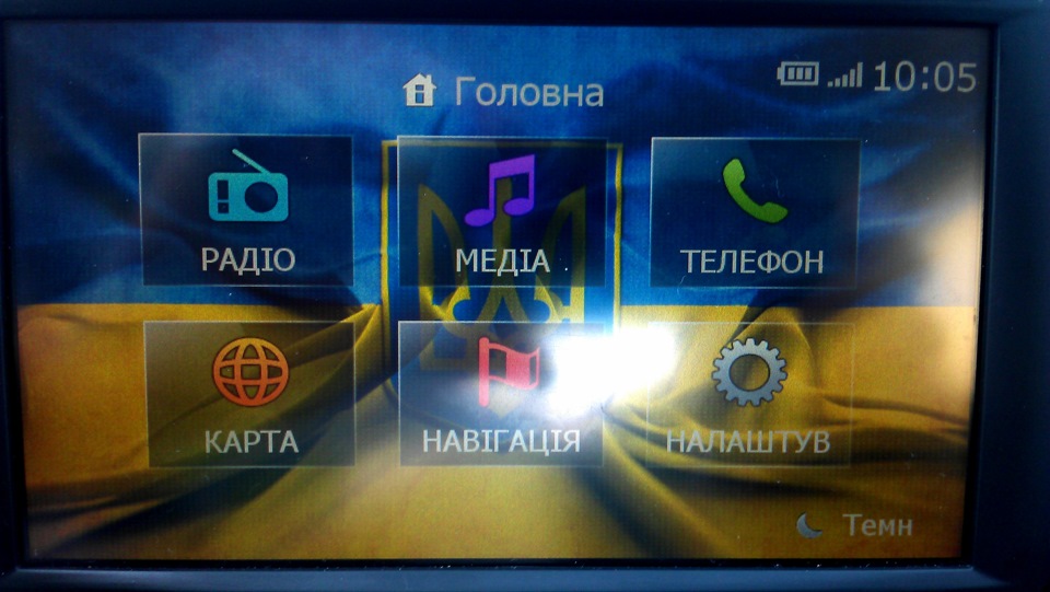 Дві патріотичні теми Патріот України для Media Nav 4