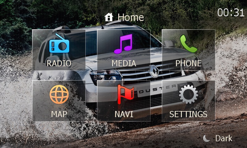Нова тема Renault Duster для Media Nav 1