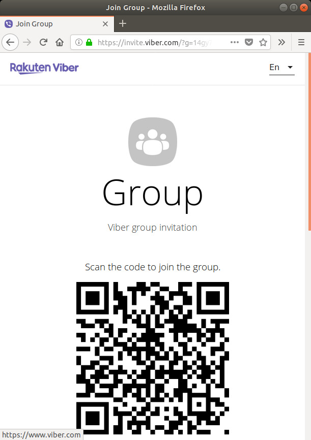 QR- коди для доступу в Вайбер-групи Клубу 1