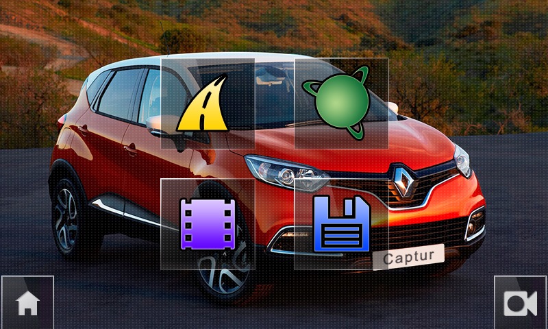 Тема Renault Captur для Media Nav 2