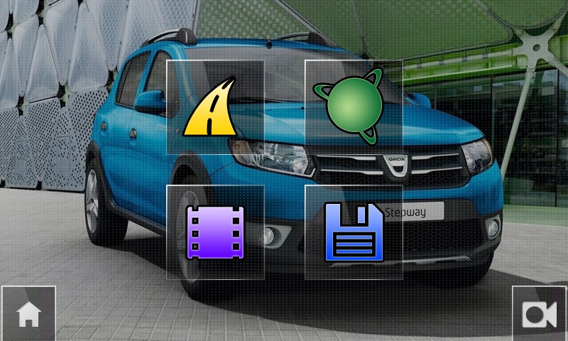 Теми Dacia Stepway Blue і Renault Stepway Blue для Media Nav 2