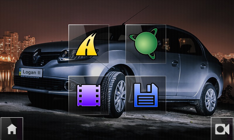 Зустрічайте тему Renault Logan II для Media Nav 2