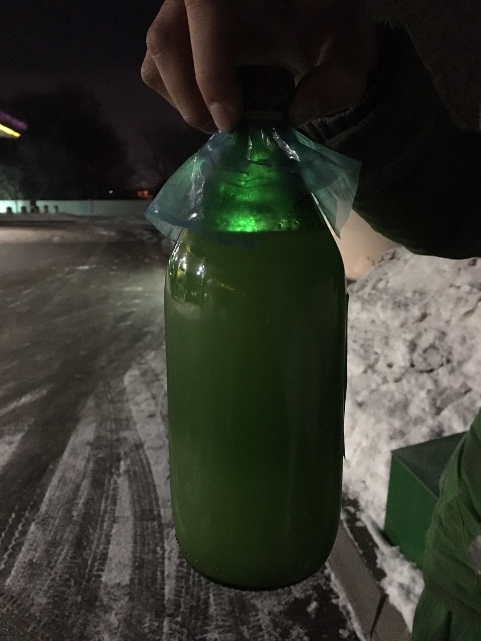 WOG ДП сьогодні вночі при -18 замерзло! 1