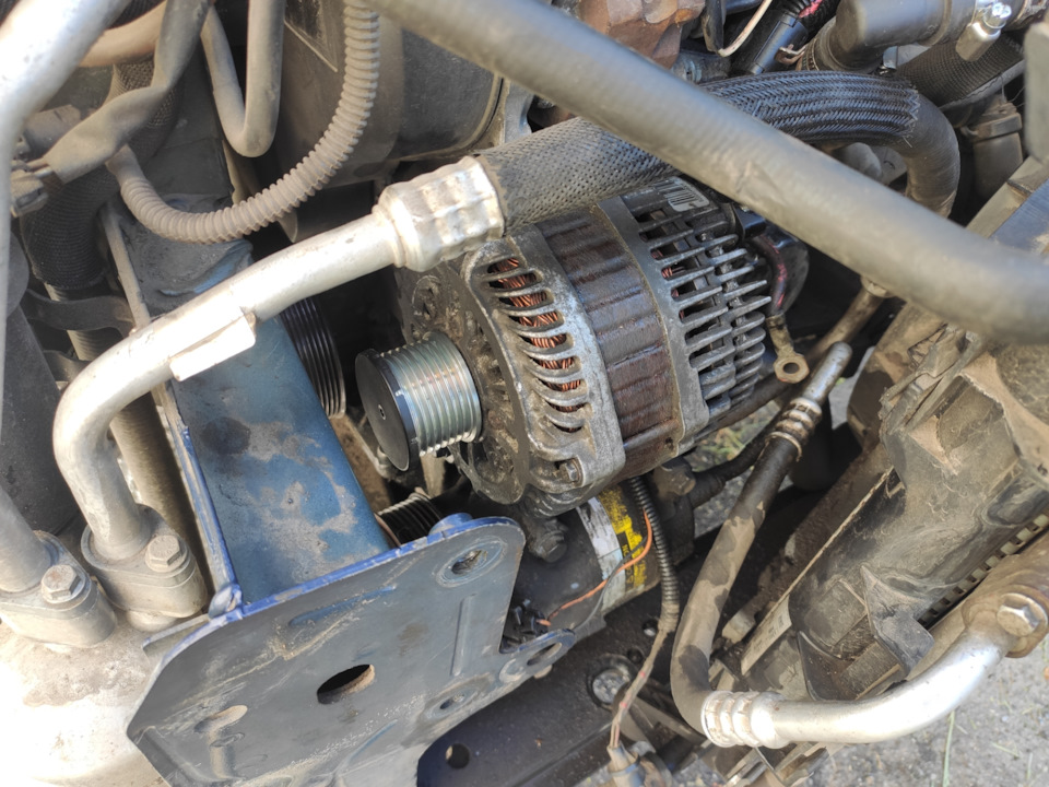 Генератор Mitsubishi 210A на Scenic 2 2