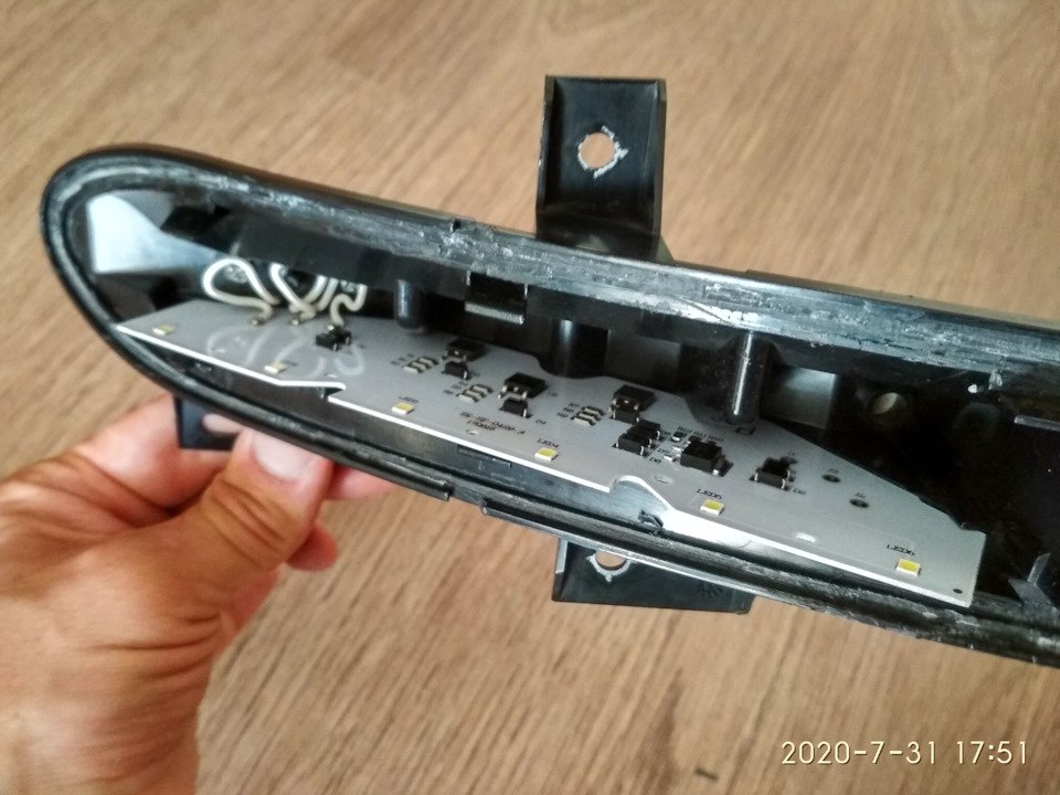 Ремонт LED ДХО Renault Scenic 3 своїми руками. 4
