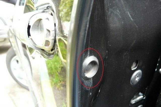 Покраска/відновлення ручок дверей Renault Scenic II 2
